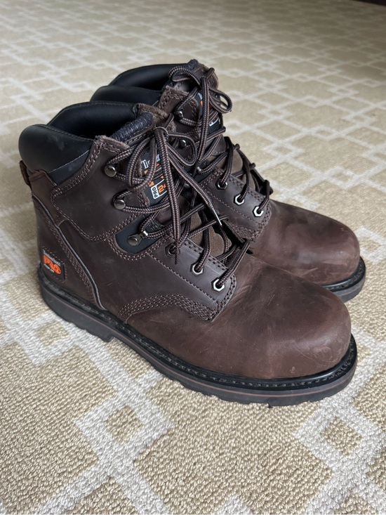 Timberland PRO Pit Boss 6” Steel Toe EH Work Boots Streetwear Brown Men’s 8.5W main image 11